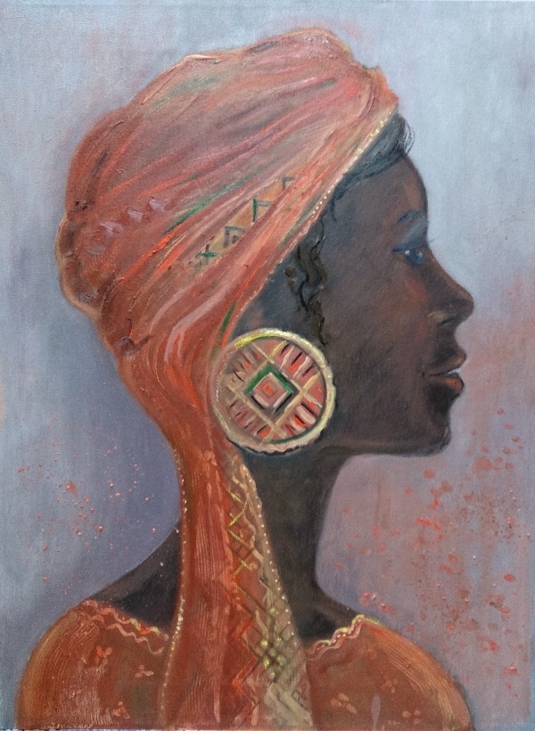 "Nairobi" by Ferkö al óleo sobre lienzo (No disponible)